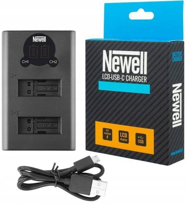 

Ładowarka Dwukanałowa Do GoPro Hero 8 7 6 5 Black