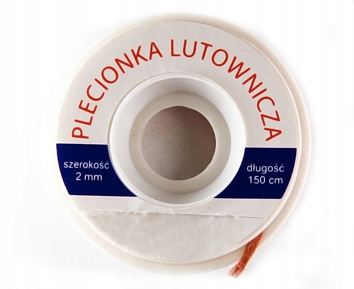 

Plecionka lutownicza rozlutowująca 1mm 1,5m