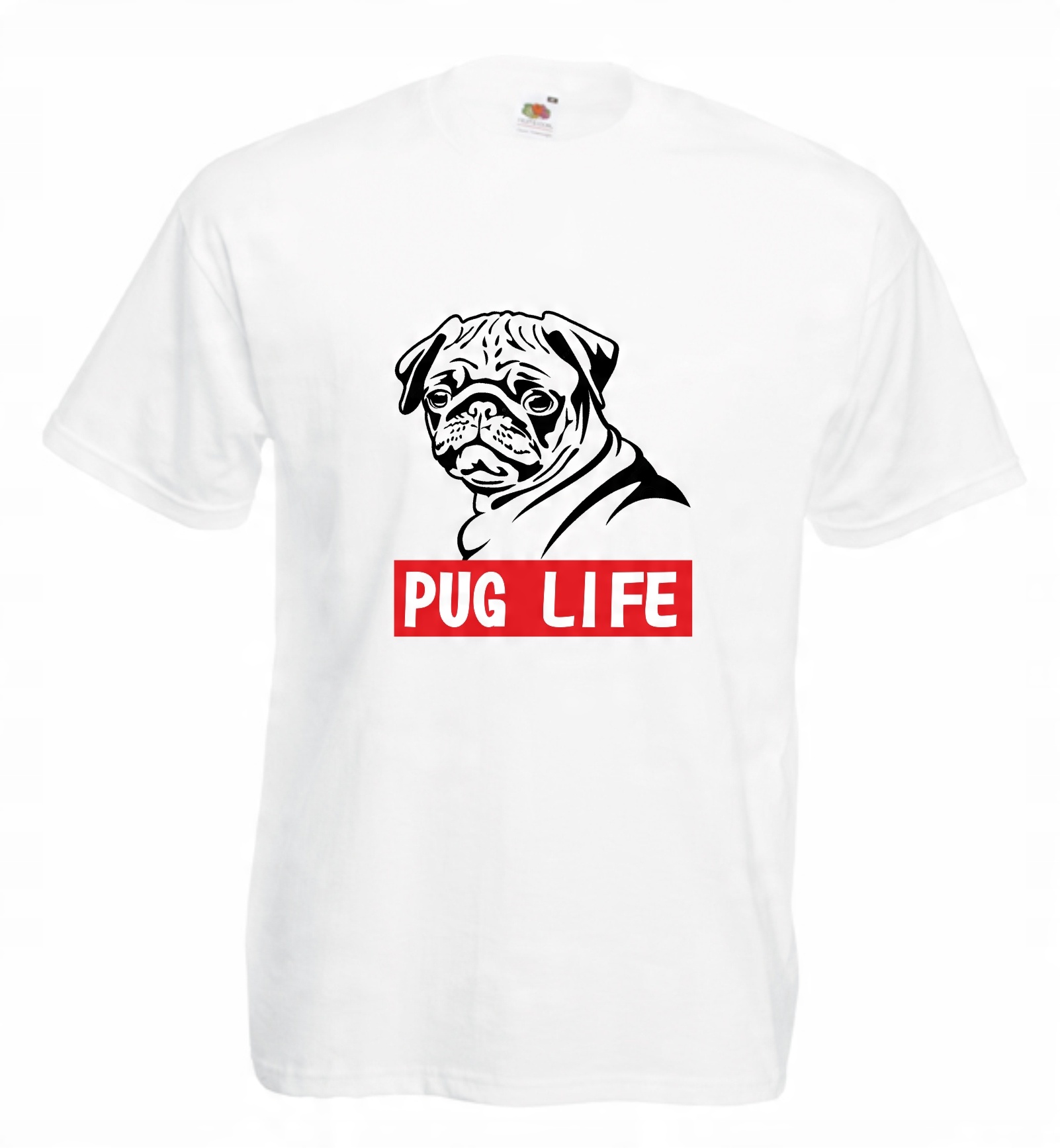 

Koszulka męska Pug Life Mops Prezent r XL
