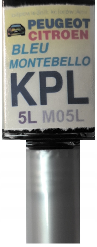 CITROEN PEUGEOT KPL 5L BLEU MONTEBELLO LAKIER ZAPRAWKA DO RYS 10 ML ARA