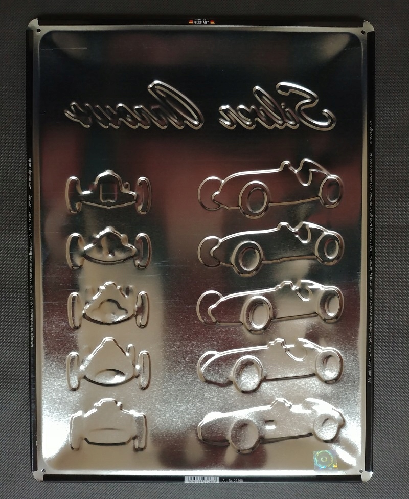 Tablica szyld MERCEDES-BENZ SILVER ARROWS 30x40 Producent Nostalgic Art