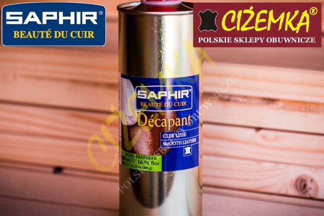 SAPHIR DECAPANT ZMYWACZ DO FARB SKÓR BUTÓW 500ml Marka inna