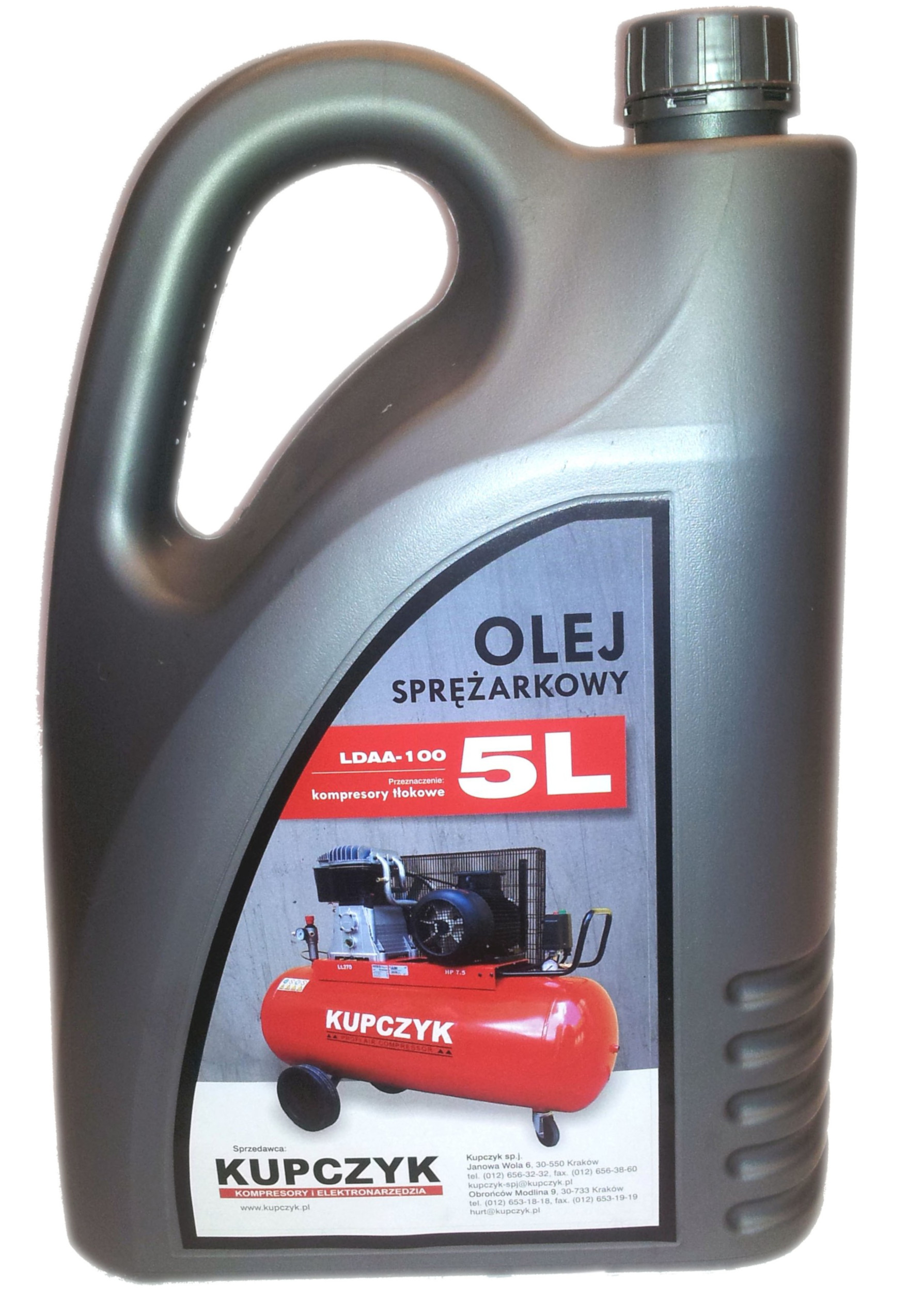 

Olej do Kompresora Sprężarki LDAA-100 5L Kupczyk