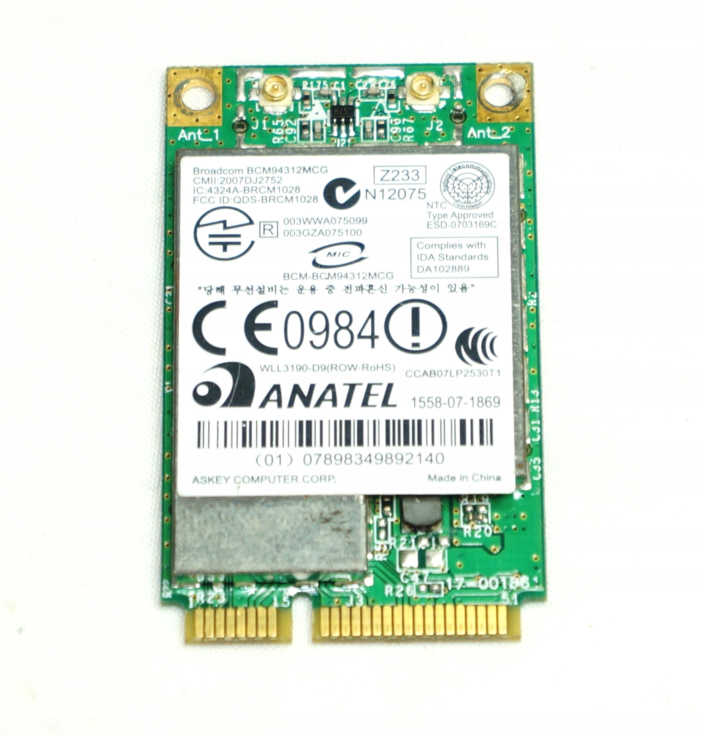 WIFI BROADCOM BCM94312MCG