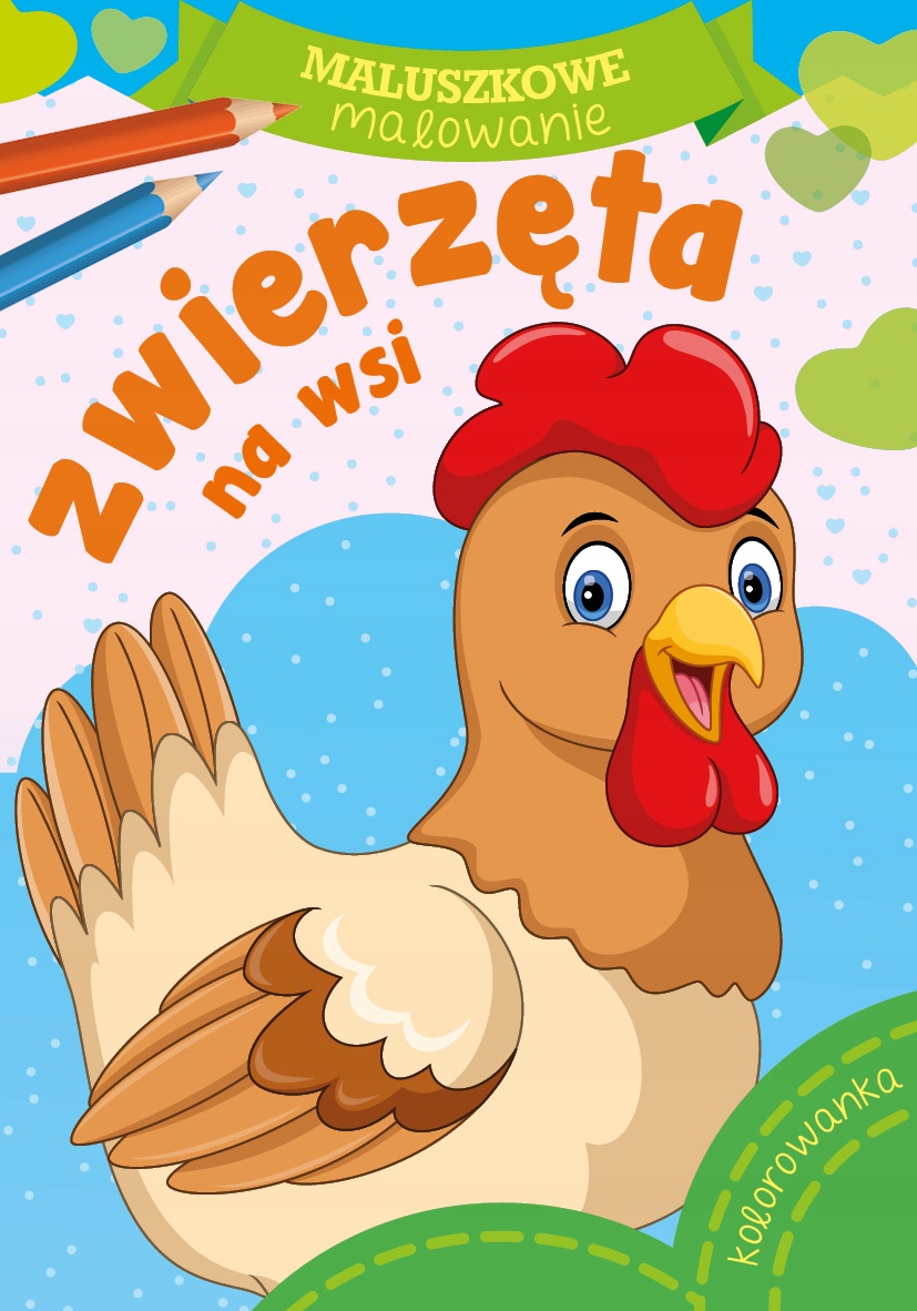 

Maluszkowe malowanie Zwierzęta na wsi