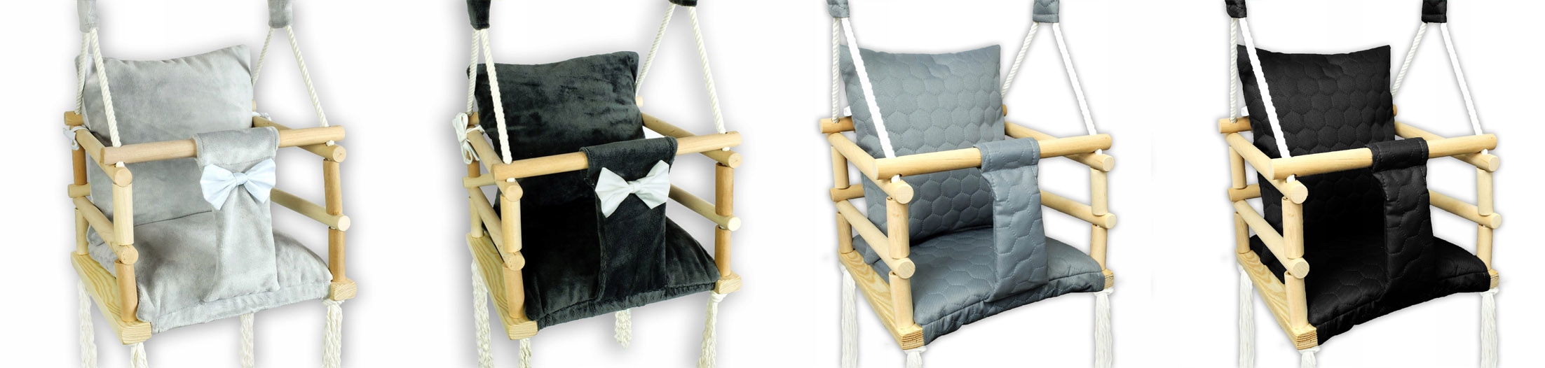 KiziaMizia HUŚTAWKA DLA DZIECI DO DOMU OGRODU 3w1 Głębokość produktu 34 cm