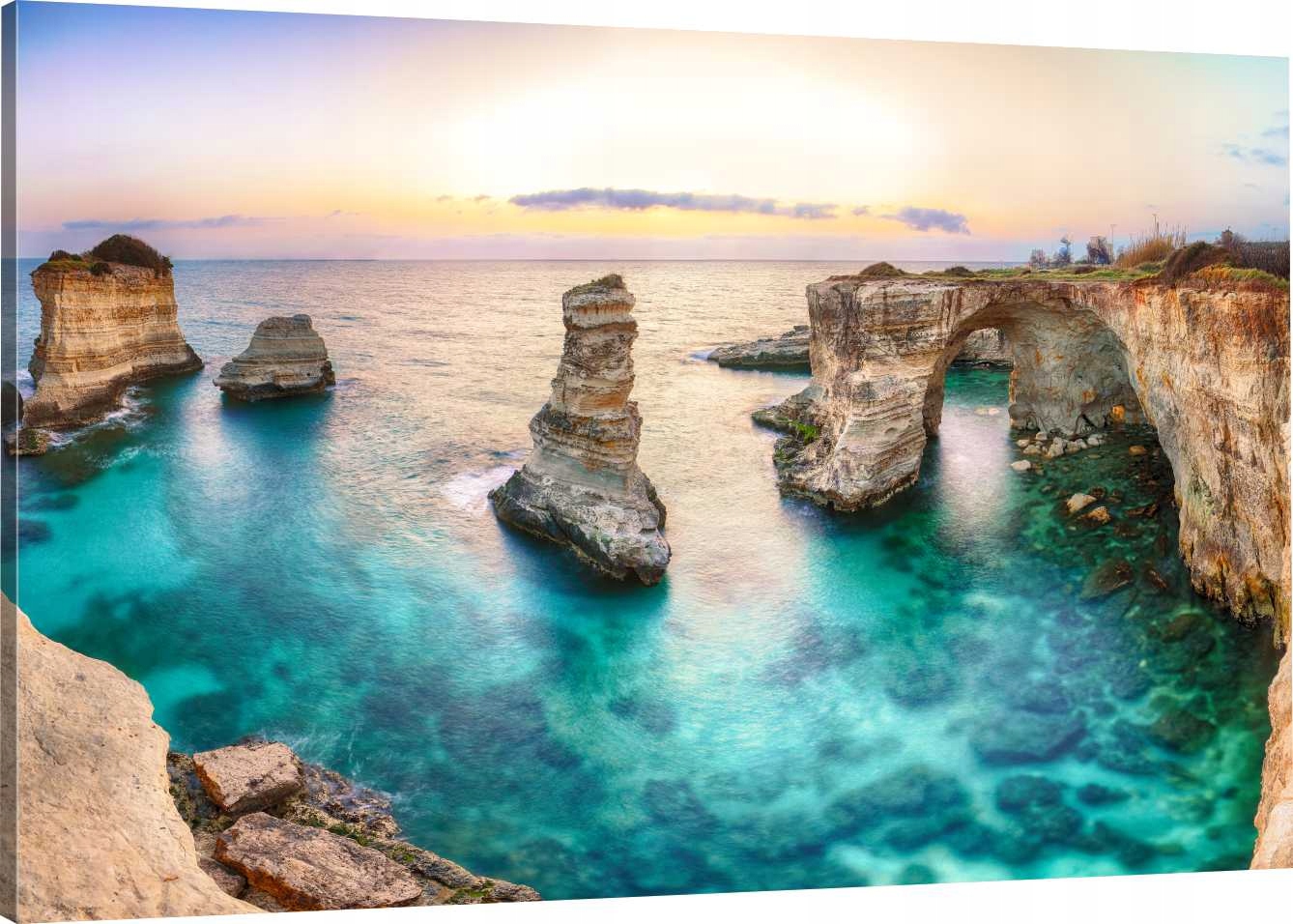 

Obraz Na Płótnie Do Salonu Klif Morze Widok 90x60