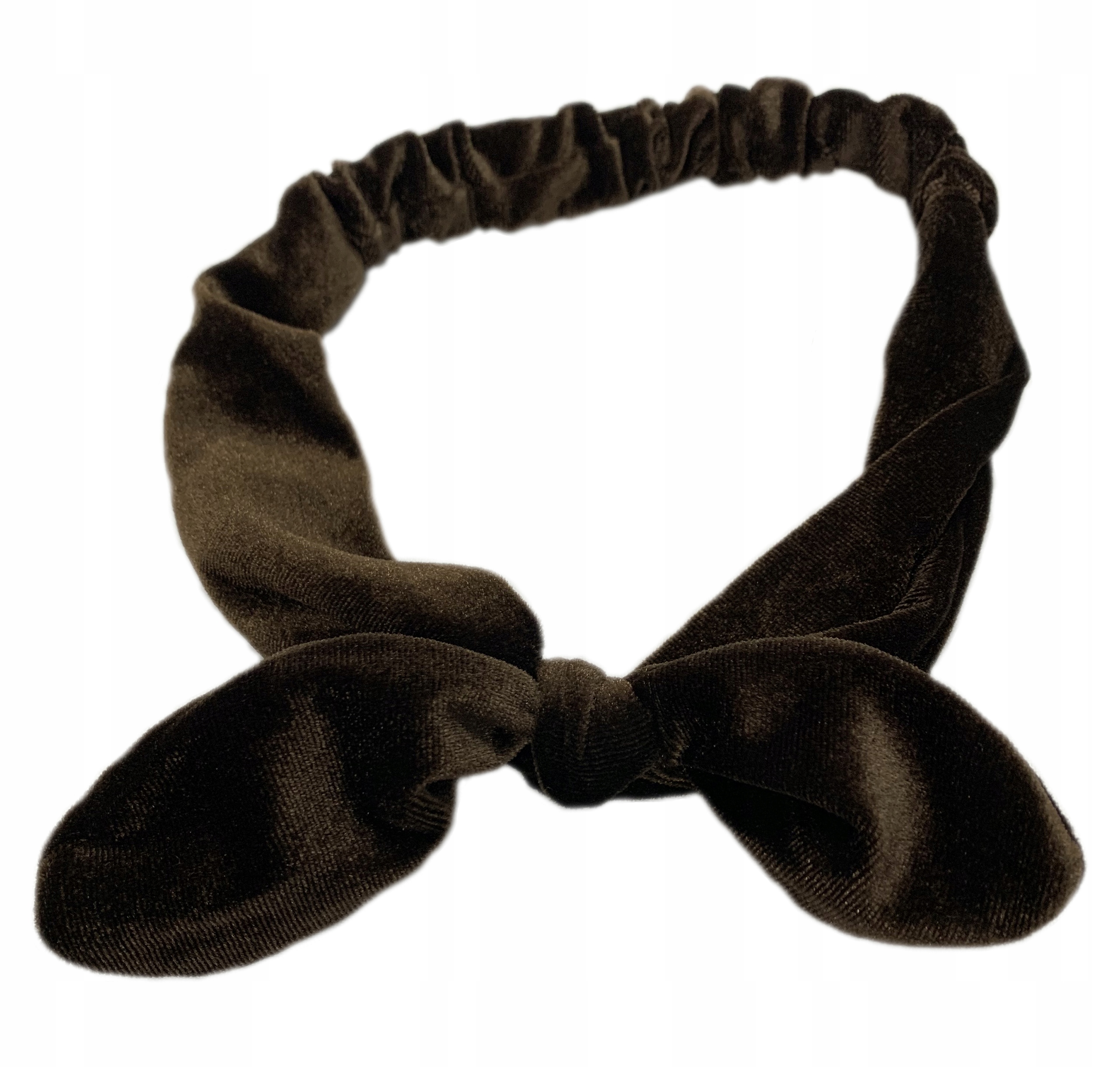 OPASKA DO WŁOSÓW NA GUMCE Z KOKARDKĄ APASZKA HIT