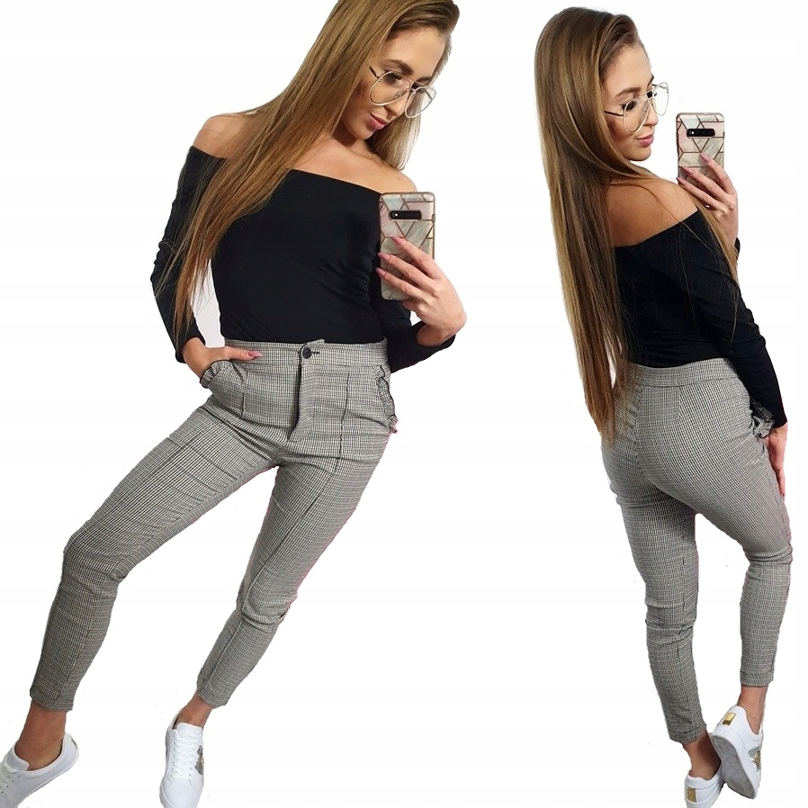 БРЮКИ СИГАРИЛЛЫ РЕШЕТКА LEXI 34/XS