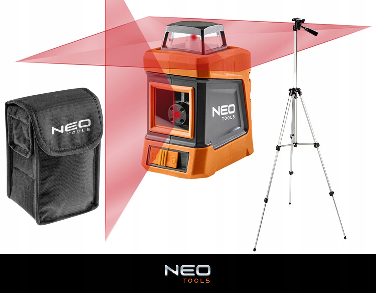 

Neo Laser Krzyżowy Poziomica Laserowa 360° +statyw