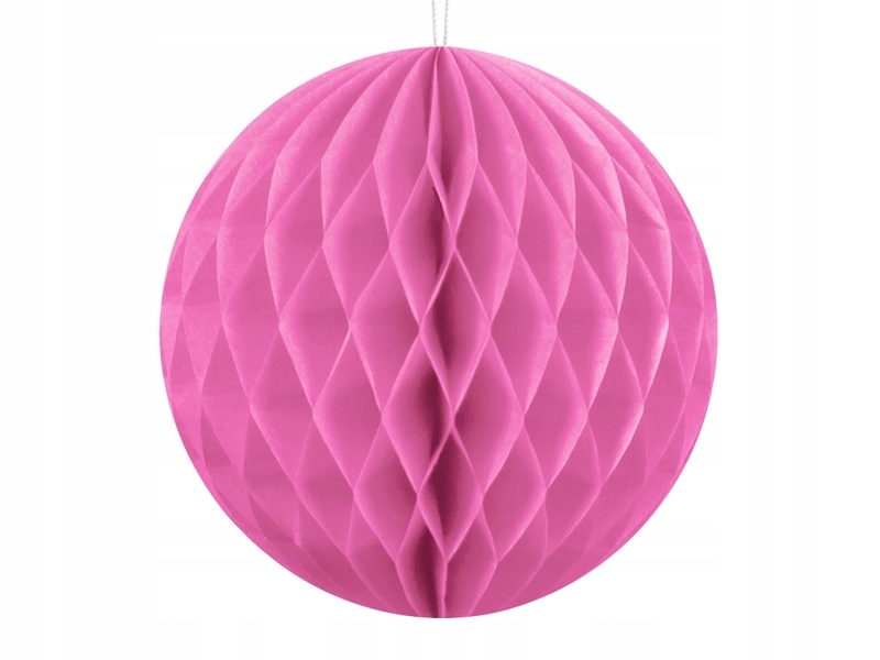 

Kula z bibuły Różowa dekoracja papierowa 20 cm