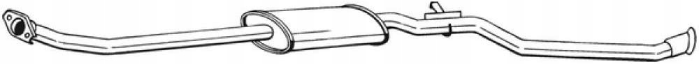 BOSAL 291-507 СРЕДНИЙ ГЛУШИТЕЛЬ CITROEN PEUGEOT