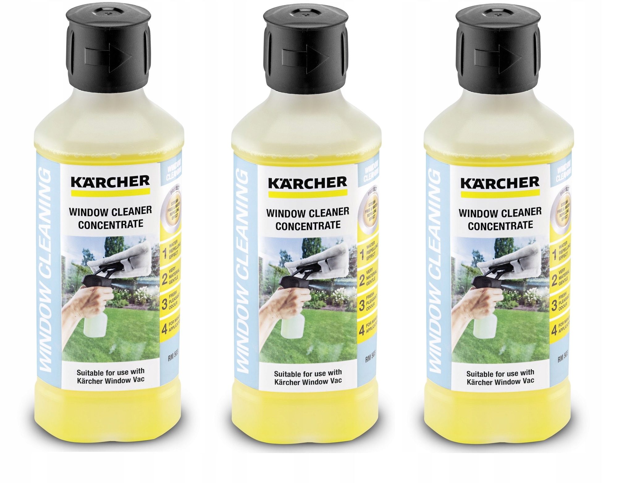 PŁYN DO SZYB KARCHER RM 503 3SZT MYJEK WV 2 i WV 5