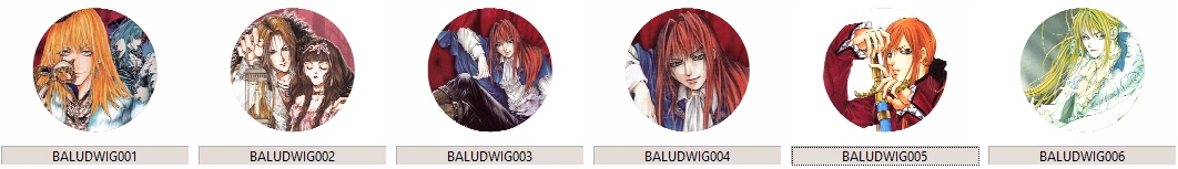 Przypinki Manga Anime Ludwig Kakumei DUŻY WYBÓR Rodzaj gadżetu filmowy książkowy, komiksowy