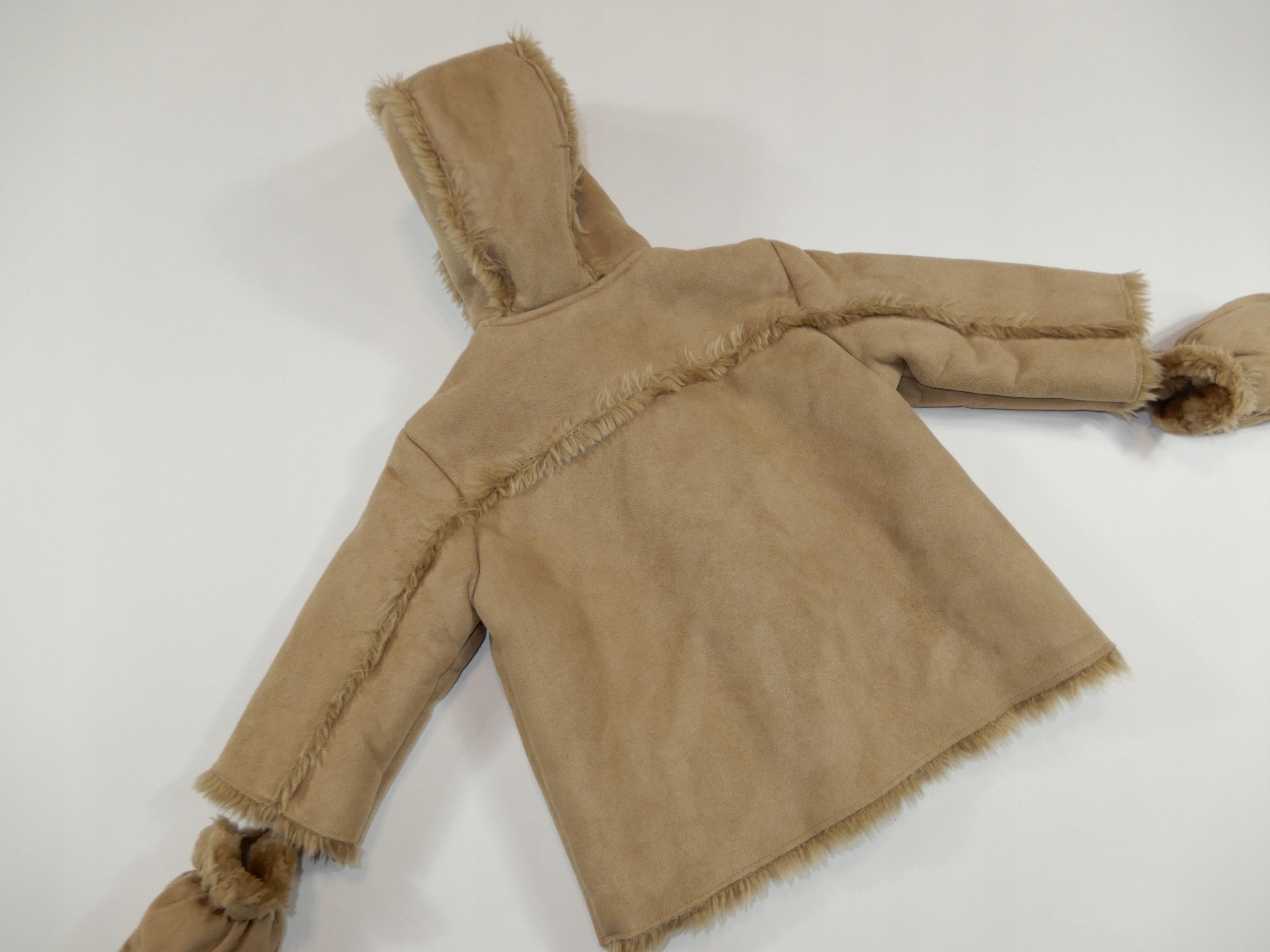 KOŻUCH KOŻUSZEK 3-6 MSC 68 CM Kolor brązowy