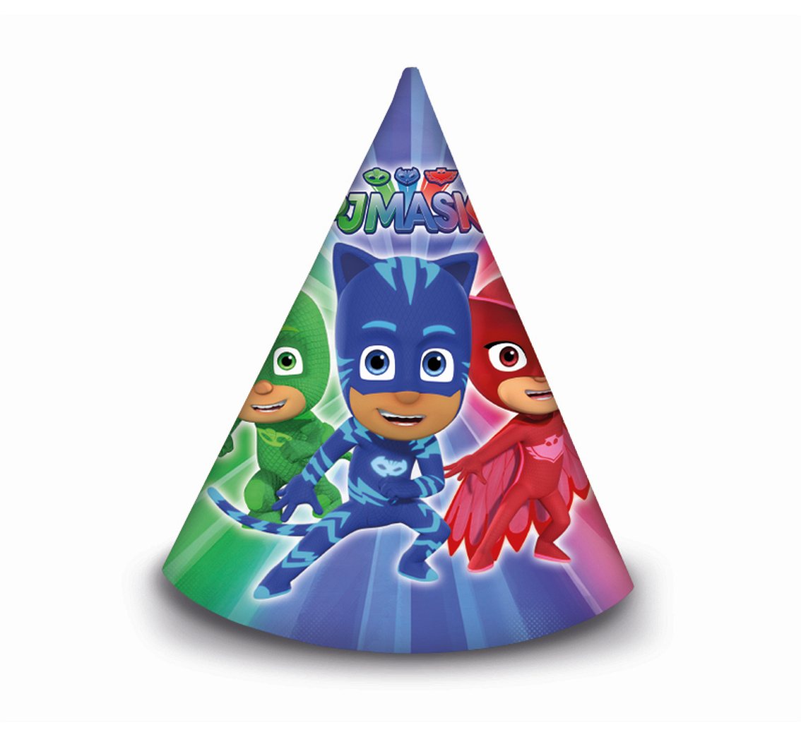 

Czapeczki papierowe Pj Masks Pidżamersi