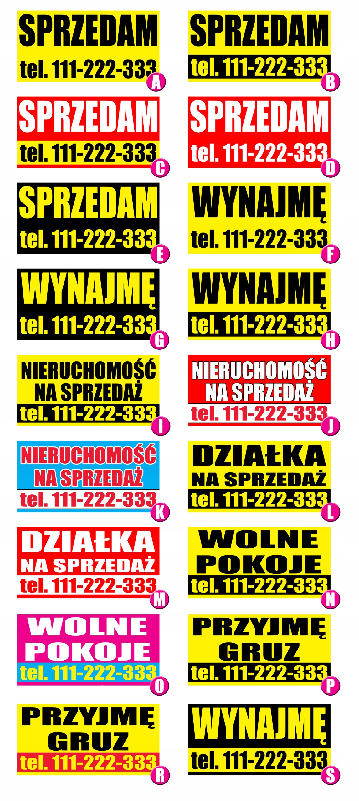 BANER REKLAMOWY, BANERY REKLAMOWE Waga produktu z opakowaniem jednostkowym 0.5 kg