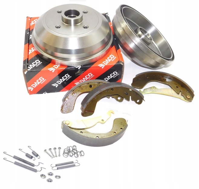 SZCZEKI BEBNY TYL zestaw OPEL CORSA B bez ABS