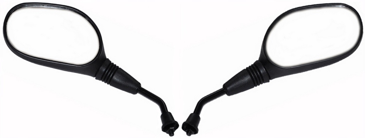 LUSTERKA KOMPLET M8 MOTOROWER SKUTER HOMOLOGACJA