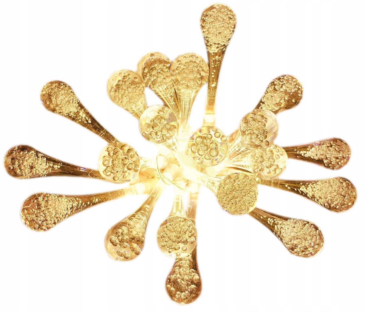 

Lampki Choinkowe 20 Led Sople Krople Deszczu Bc