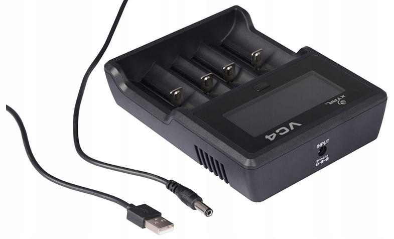 ŁADOWARKA BATERII AKUMULATORKÓW AA AAA Ni-MH Z LCD Marka Xtar