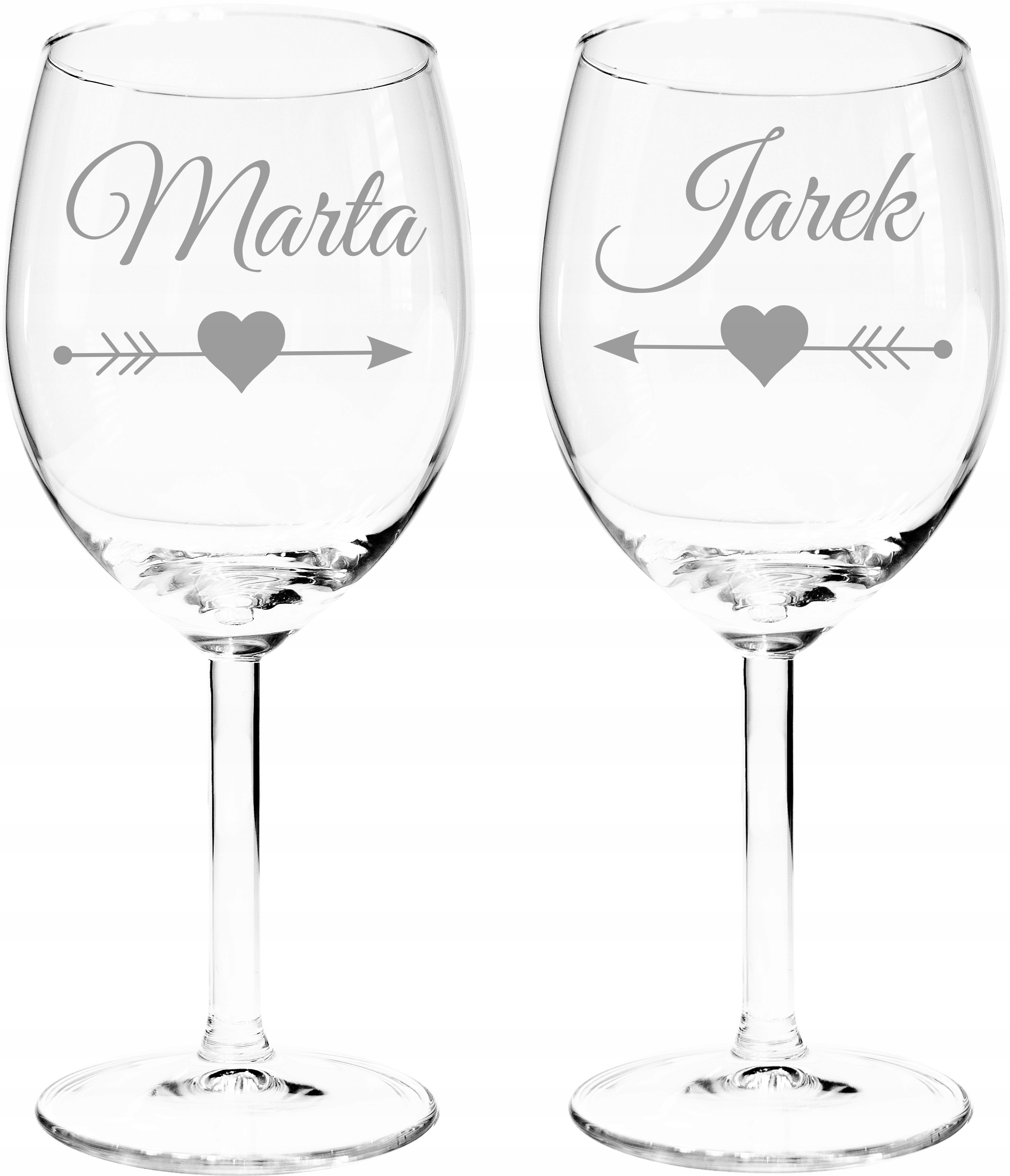 

Kieliszki do wina grawerowane Rocznica ślubu