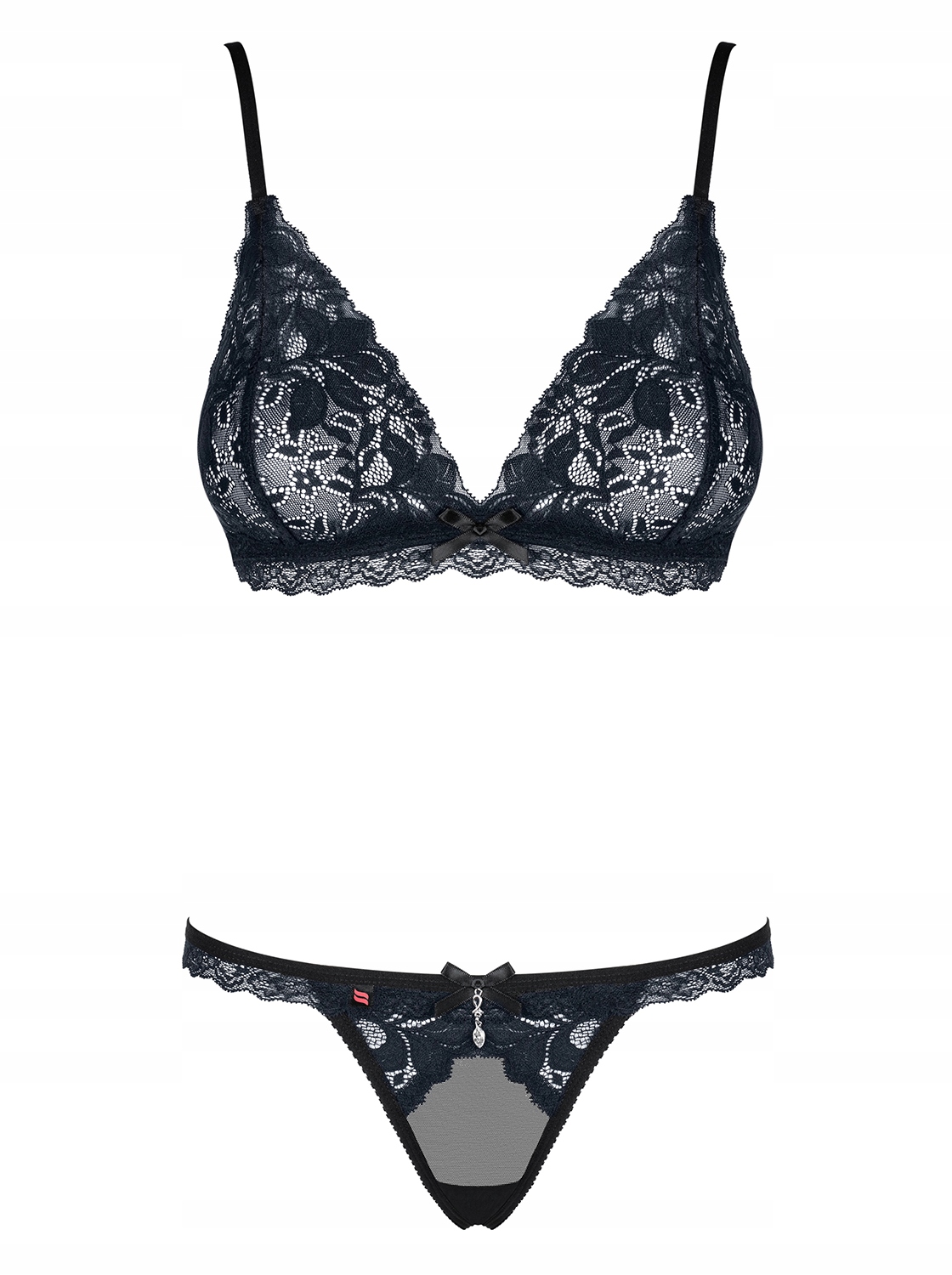 Obsessive souprava spodního prádla černá velikost L/XL