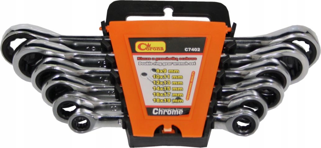 

Klucze Oczkowe Z Grzechotką 8-19mm.C7402.+gratis