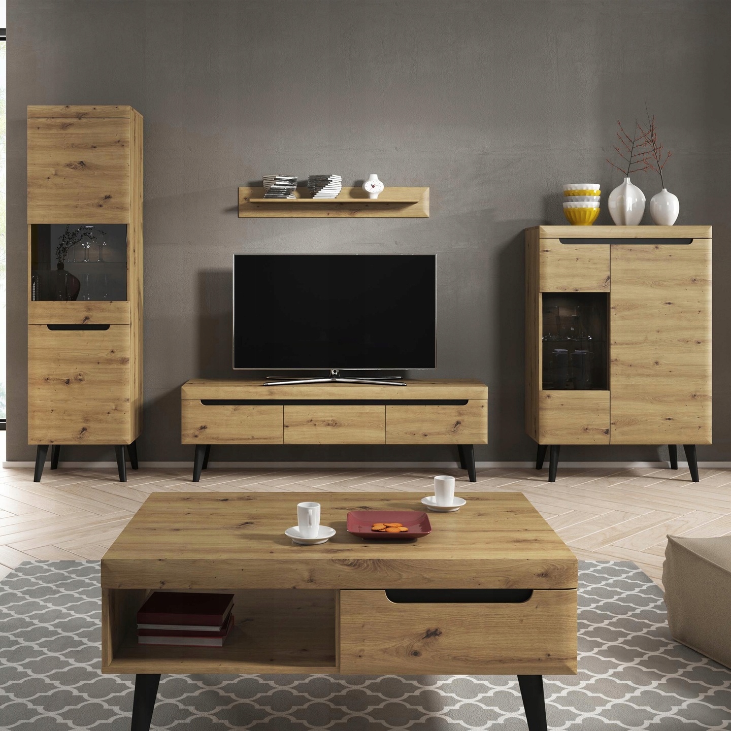 Stół rozkładany 140 - 180 cm skandynawski dąb N4 Kolor mebla inny kolor