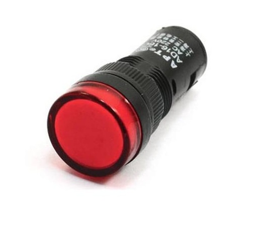 

Kontrolka Led 12V Dc/ac 19mm Czerwona Fv nowa(0177
