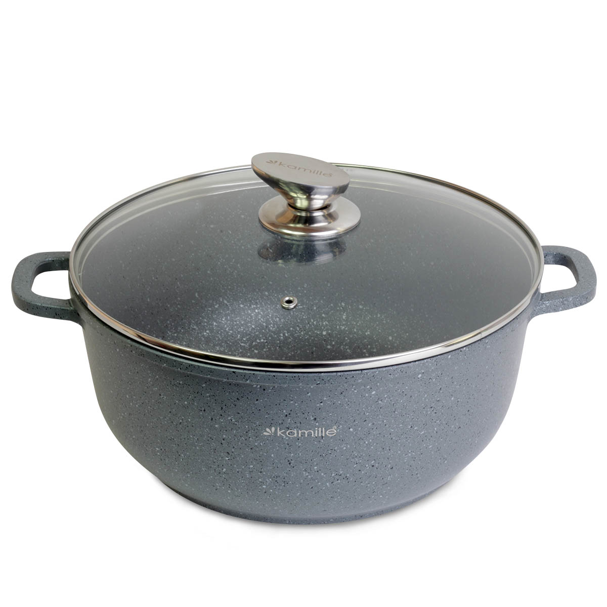 Hrnec Granitová Poklice 6,5 L Indukce Kamille