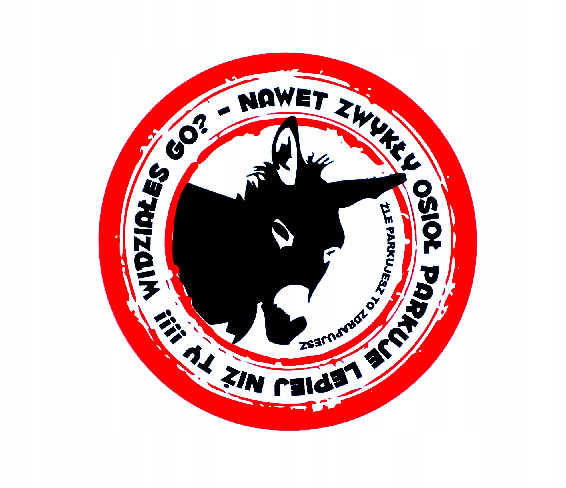 

Karny Osioł za złe parkowanie 50szt.