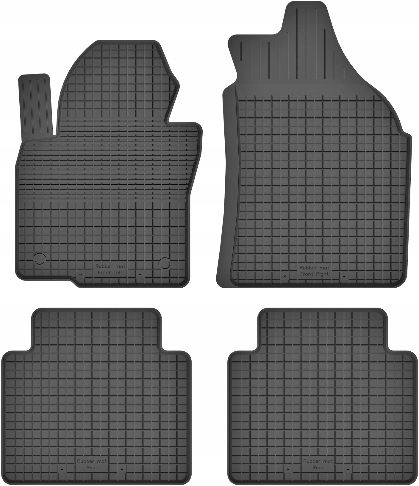 

Dywaniki gumowe do Hyundai Santa Fe II 2 2006-2012