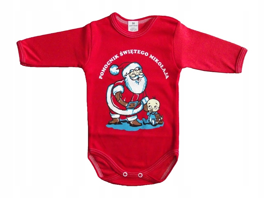

Body niemowlęce na święta z Mikołajem r. 56