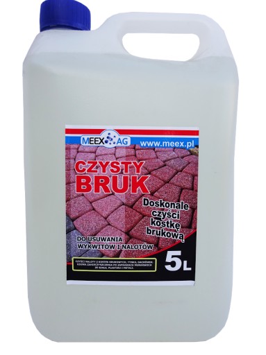 

Czysty Bruk Do Czyszczenia Kostki Brukowej 5L