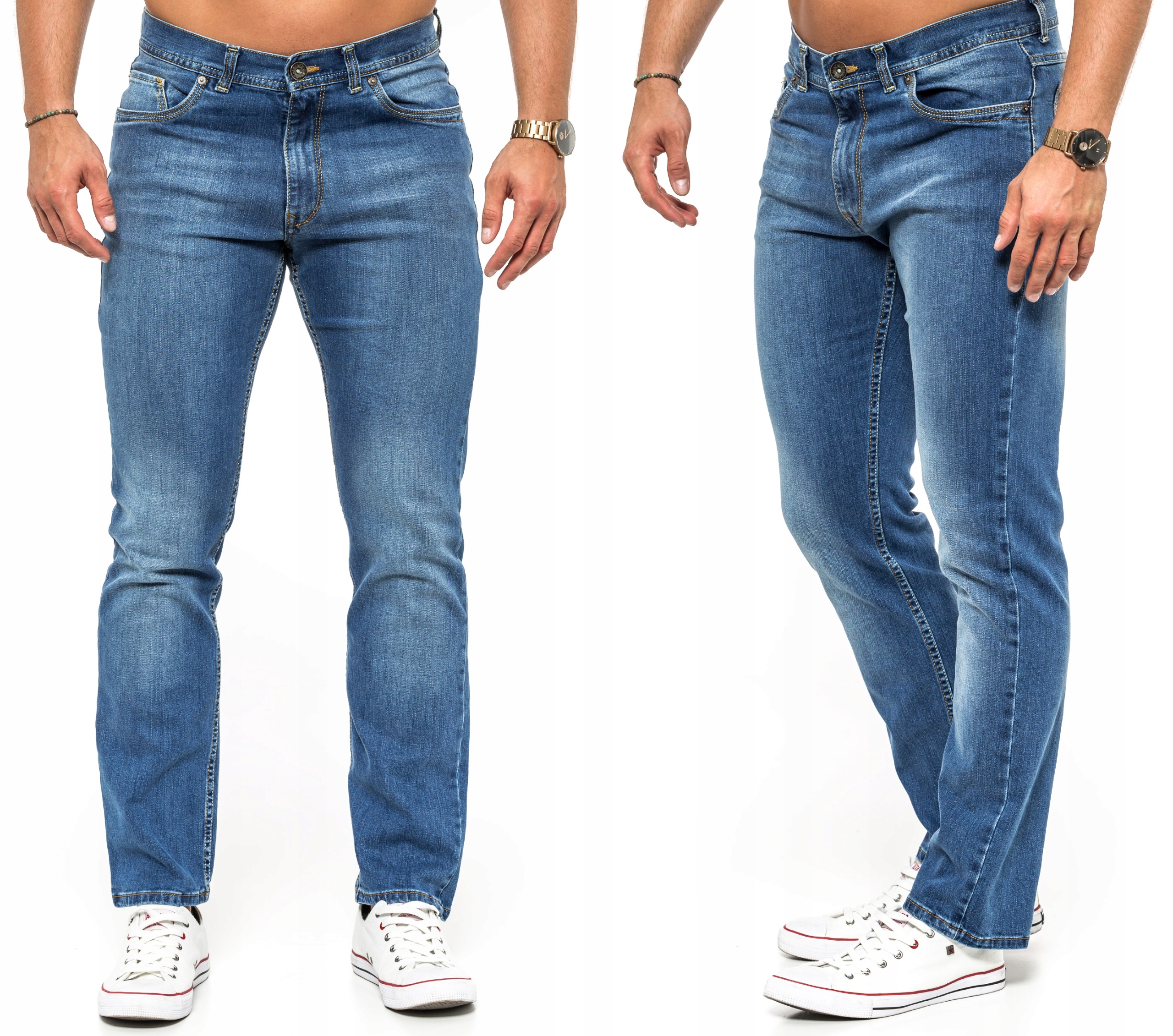 SPODNIE MĘSKIE STANLEY JEANS - 400/152 - 108cm L34