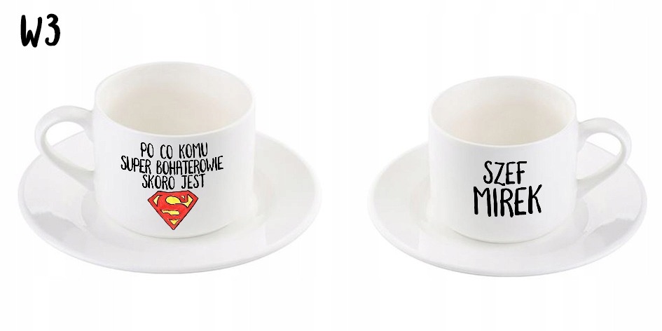KUBEK FILIŻANKA Z IMIENIEM SZEFA SZEFOWEJ Marka inna