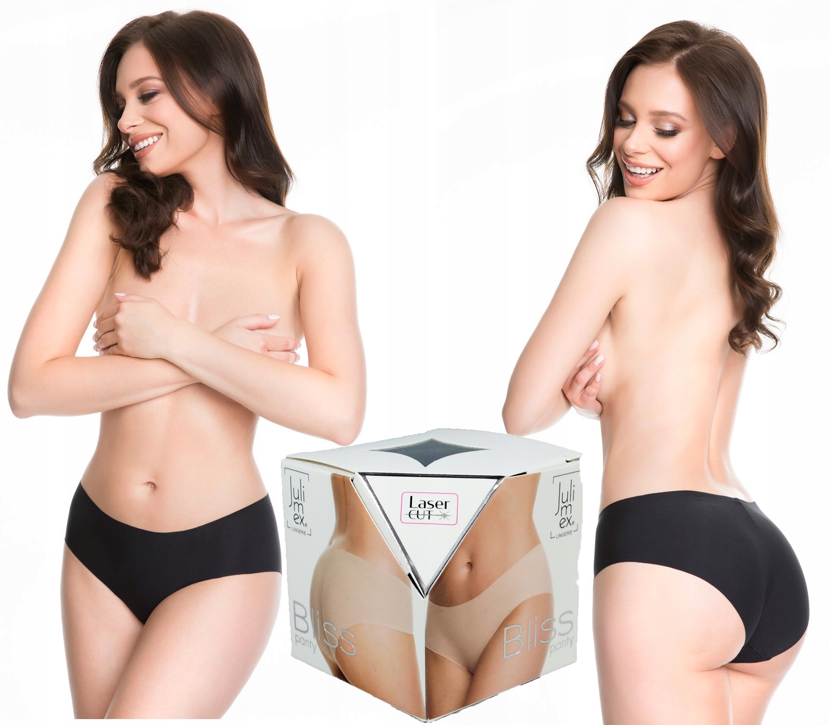 

Majtki Laserowo cięte Julimex damkie figi Bliss XL