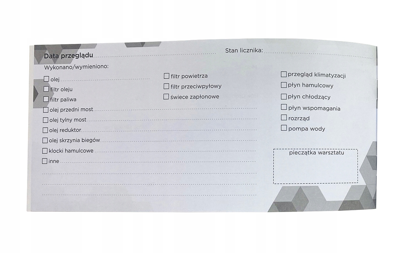 KSIĄŻKA SERWISOWA PRZEGLĄDÓW NAPRAW VOLVO Marka Volvo