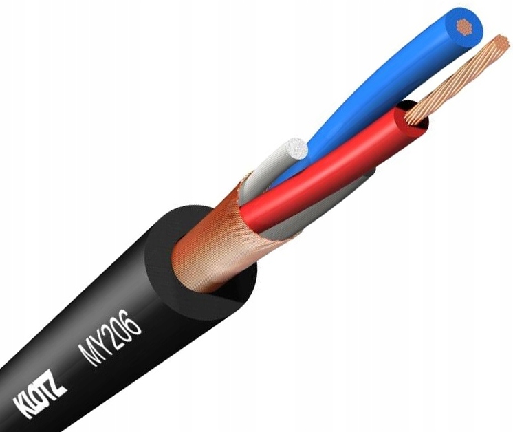 KABEL PRZEWÓD MIKROFONOWY KLOTZ MY206SW CZARNY