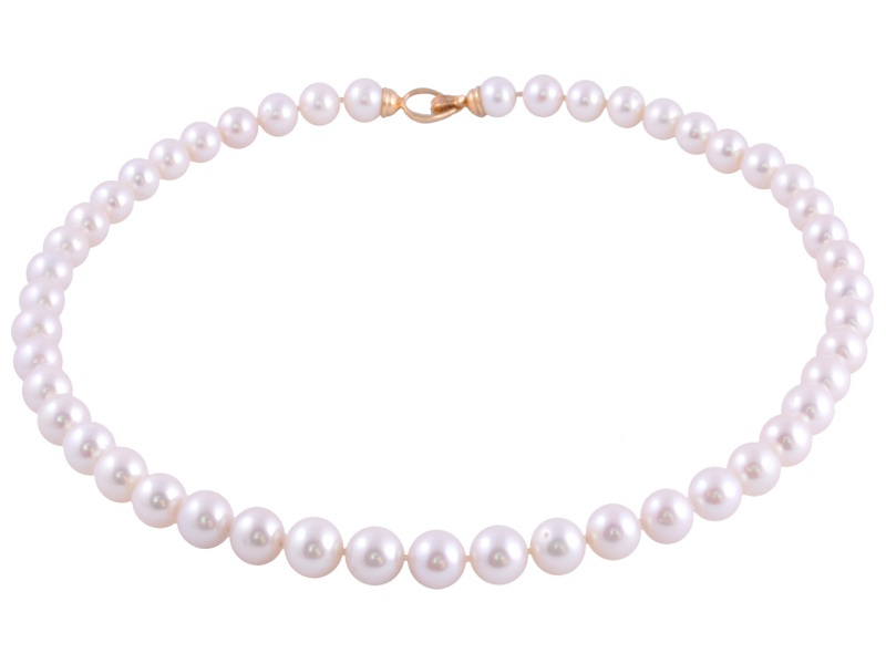 Exkluzivní Zlatý Perlový Náhrdelník – Briliant