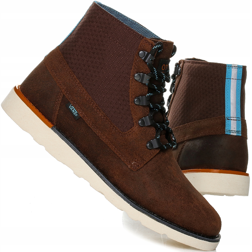 Vans pánské sportovní boty kožené hnědé QE2A25 velikost 40,5