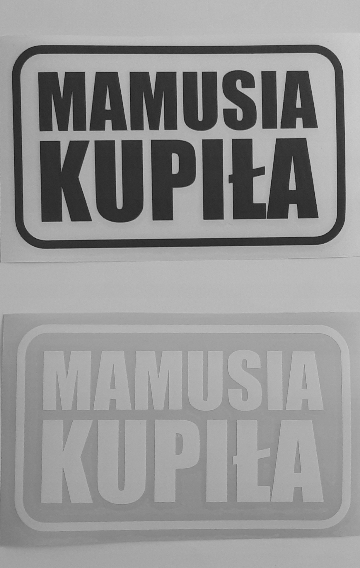 

Mamusia Kupiła naklejka na auto