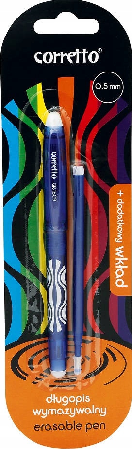 

Długopis Corretto Wymazywalny Niebieski wkład