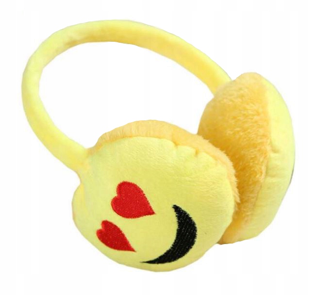 

Ciepłe Nauszniki Uszy Emoji Emotka zimowe dzieci