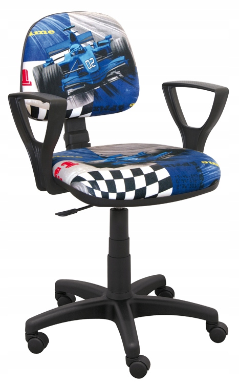 KRZESŁO FOTEL DLA DZIECKA DO BIURKA KIDDO F1 BLUE