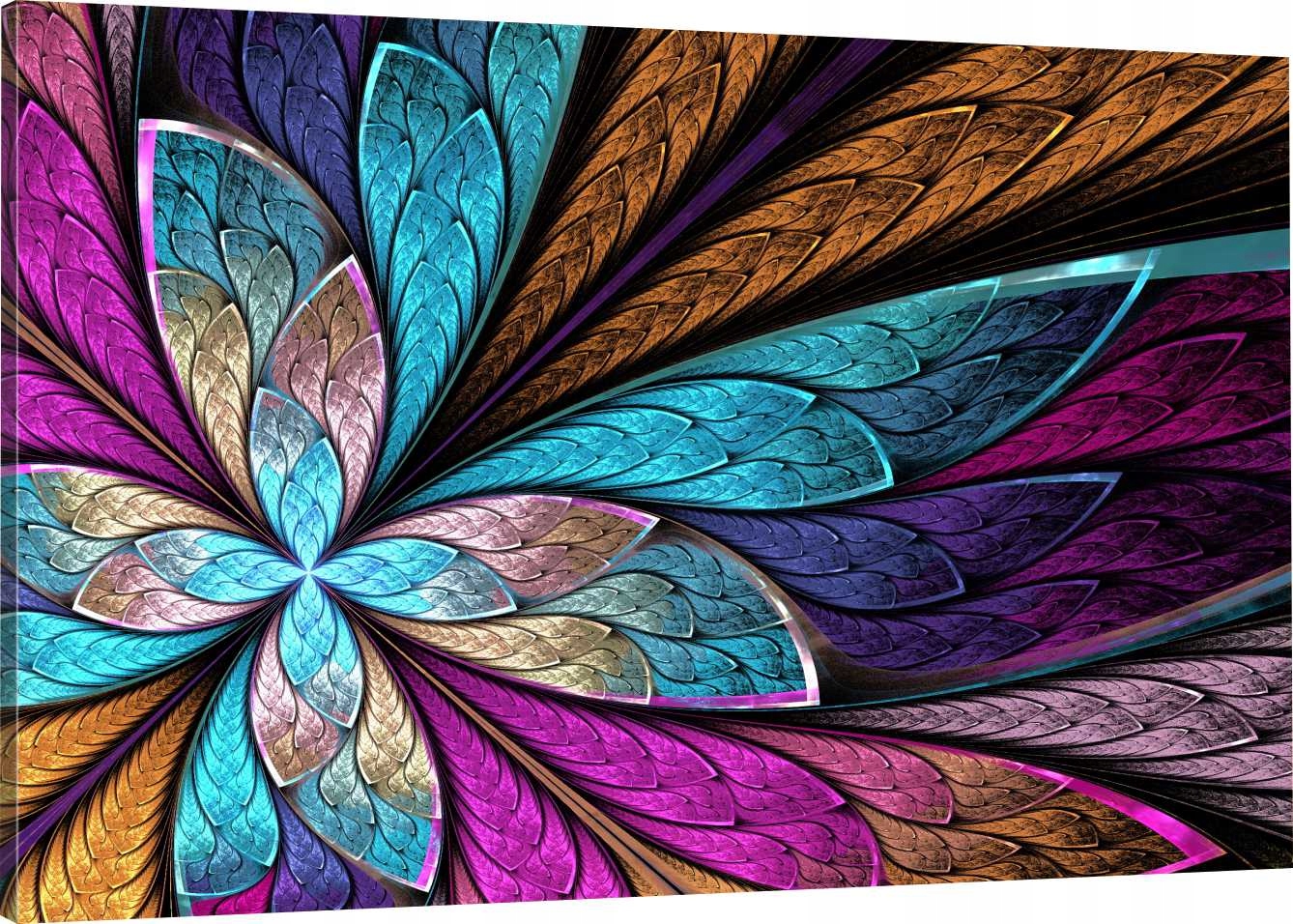 

Obraz Na Płótnie Kolorowy Kwiat 120x80 980 Wzorów