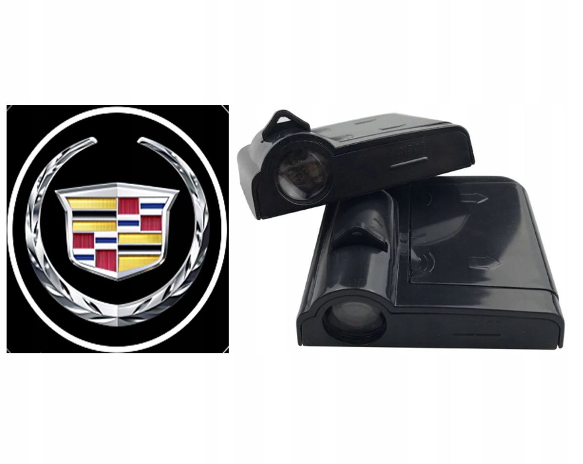 LED LOGO PROJEKTOR HD 3D BEZPRZEWODOWE CADILLAC