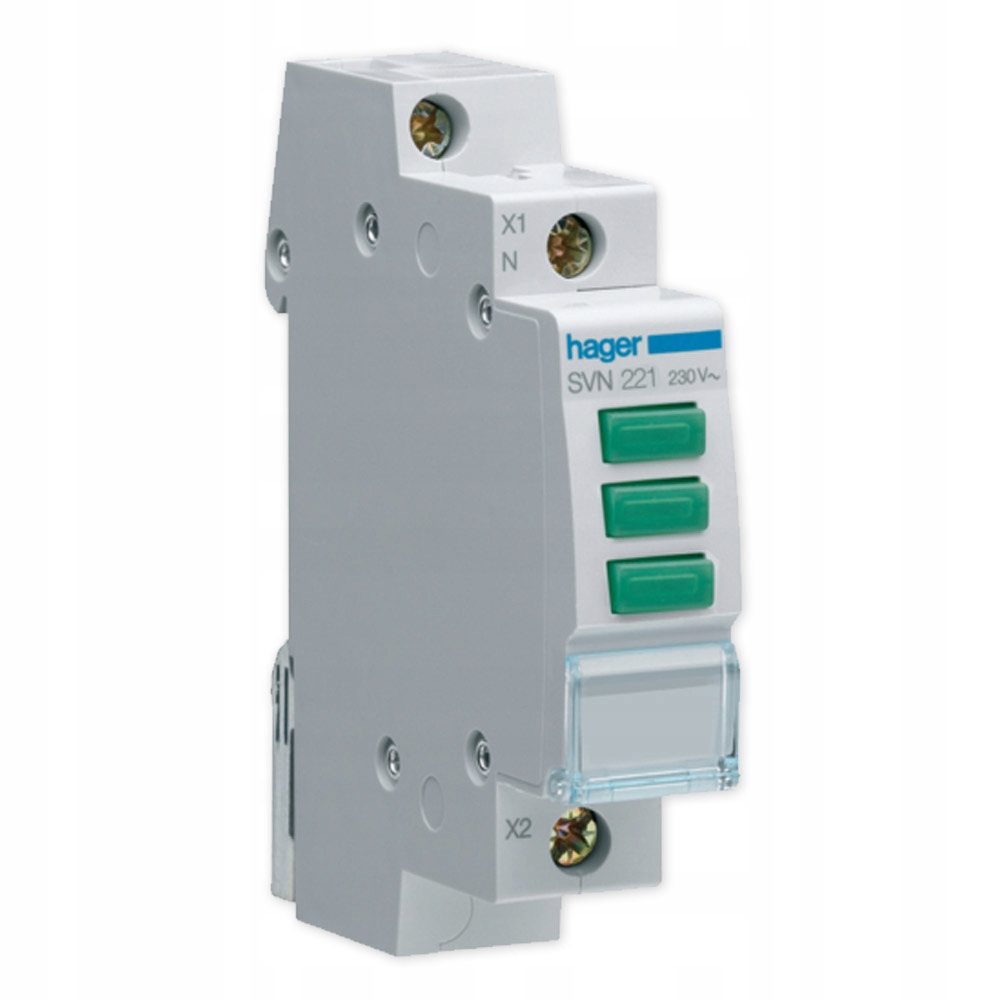 

Hager Lamka Kontrolna 3F Zielona 230-400V SVN221