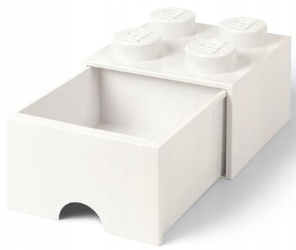 

Lego Pojemnik Z Szufladą Klocek 4 Pudełko Biały
